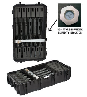 Wytrzymała wodoodporna walizka na 12 karabinów 10840 Explorer Cases® / z pianką