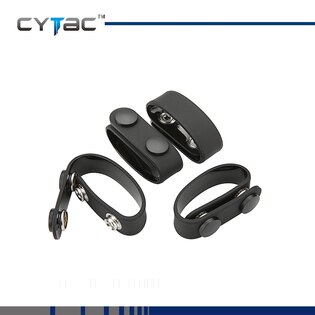 Zaciski zabezpieczające Duty Gear na pas służbowy Cytac® 4 sztuki - czarne