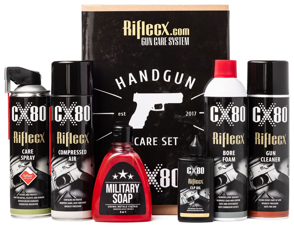 Zestaw czyszczący HANDGUN do pistoletów i rewolwerów Riflecx®