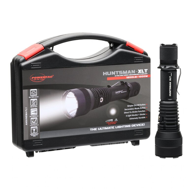 Zestaw do broni (latarka Huntsman XLT/montaż Offset/przełącznik zdalny) PowerTac®