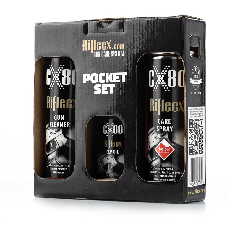 Zestaw do czyszczenia broni krótkiej POCKET Riflecx®