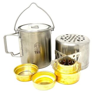 Zestaw do gotowania ze stali nierdzewnej Wilderness Mini TBS Outdoor®