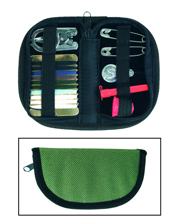Zestaw do szycia Mil-Tec® w etui - zielony
