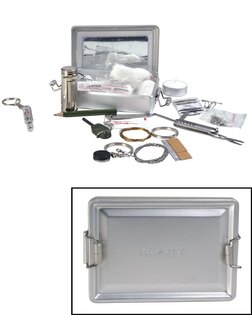 Zestaw przetrwania KPZ ALUBOX Mil-Tec® - srebrny