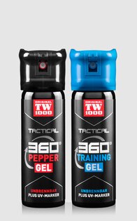 Zestaw sprayów Tactical Pepper Gel + Żel Treningowy TW1000® / 45 ml