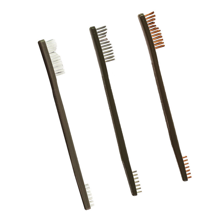Zestaw szczotek nylon/brąz/stal AP Otis Defense®, 3 szt.