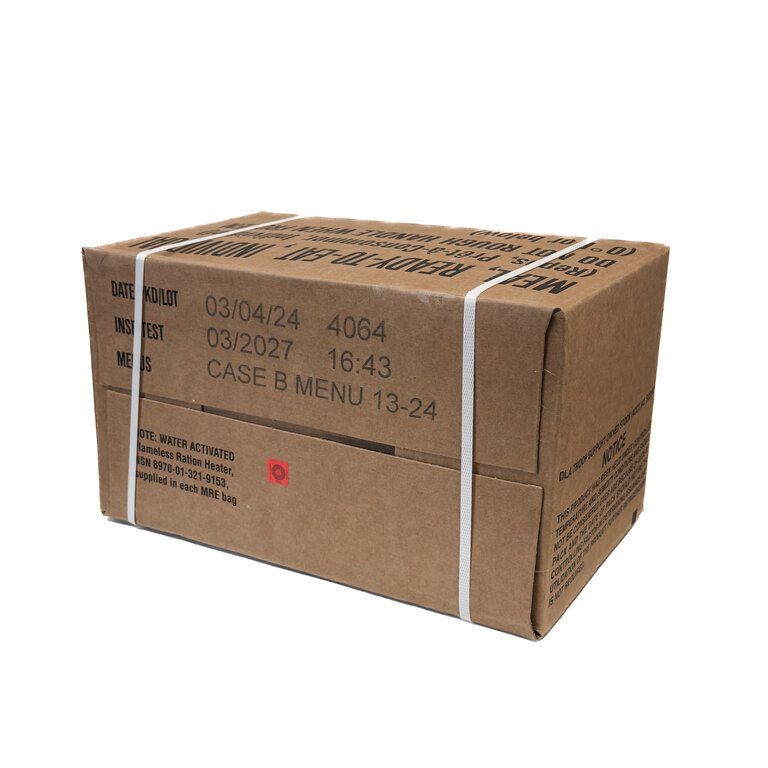 Zestaw żywnościowy MRE US ARMY® / Skrzynka B - Menu 13-24